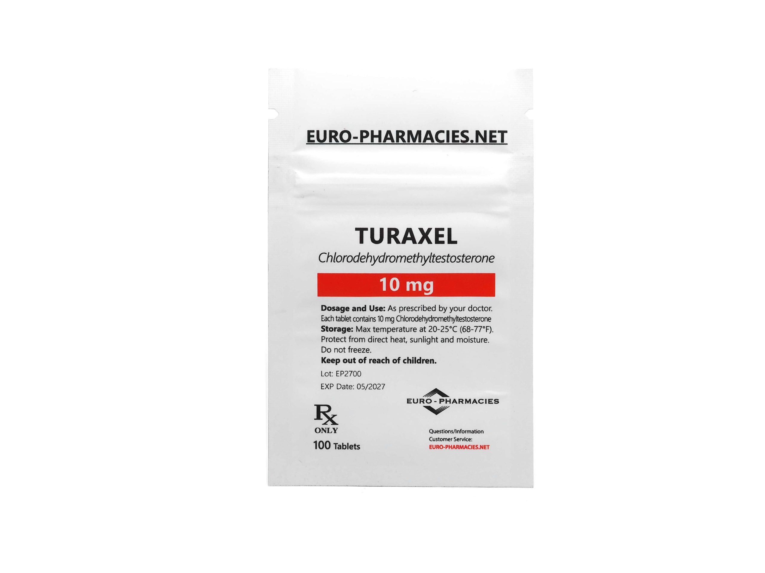 Europharmacies pose Turaxel 10 (Turanabol)