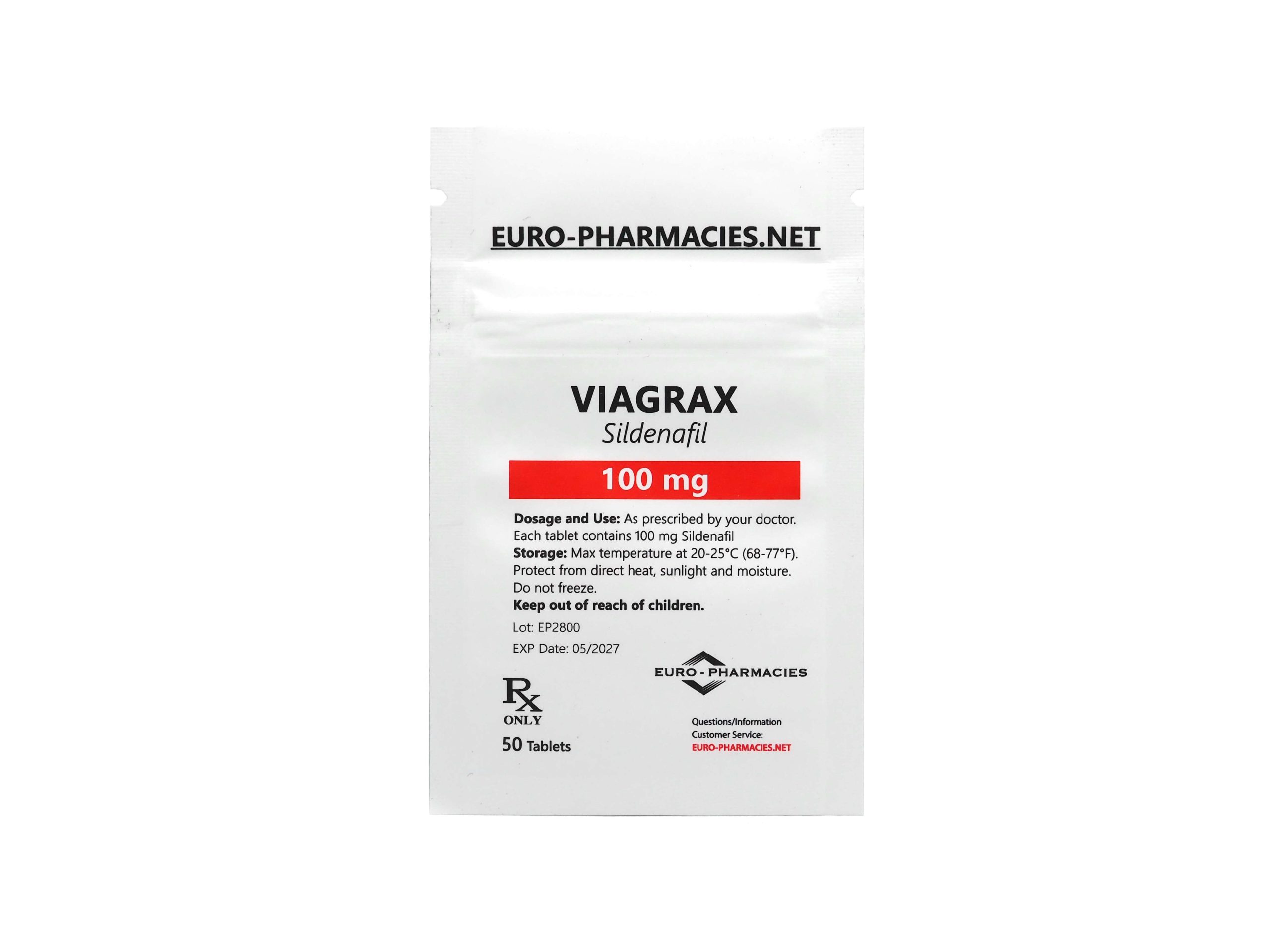 Europharmacies pose Viagrax (Sildenafil)