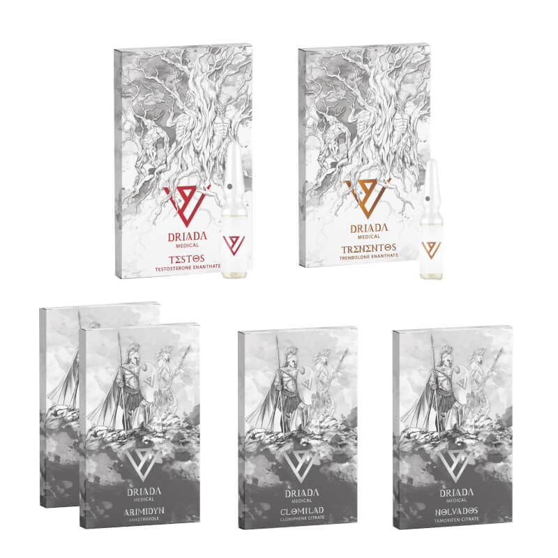 DRIADA MEDICAL Lean Mass Gain Pack: Testosteron Enanthate, Trenbolon Enanthate (10 uger)