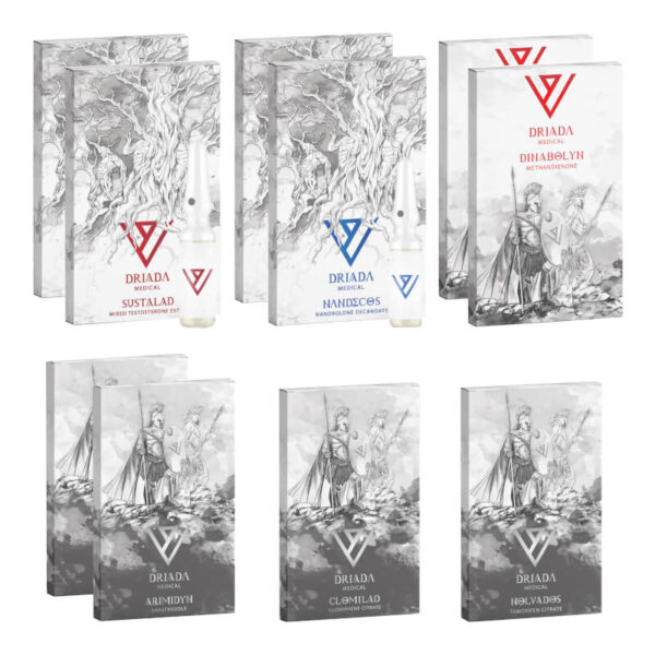 Avanceret masseforøgelsespakke DRIADA MEDICAL Sustanon Deca Dianabol 8 uger