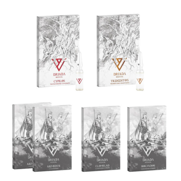 Dry Mass Gain Pack Testosteron Cypionat Trenbolon Enanthate (10 uger) DRIADA MEDICAL