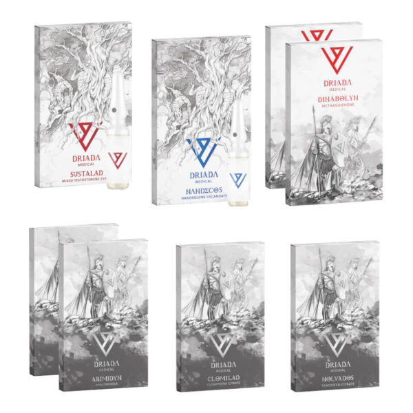 Masseopbygningspakke DRIADA MEDICAL Sustanon Deca Dianabol 8 uger