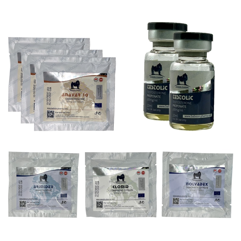 Pakkestyrke PTO Anavar Test P 6 uger Baboon Pharma
