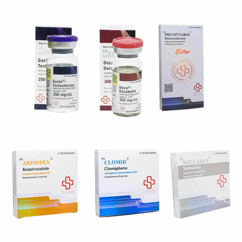 Masseforøgelsespakke (INJECTION) SUSTANON + DECA + DIANABOL (8 uger) Beligas Pharmaceuticals International