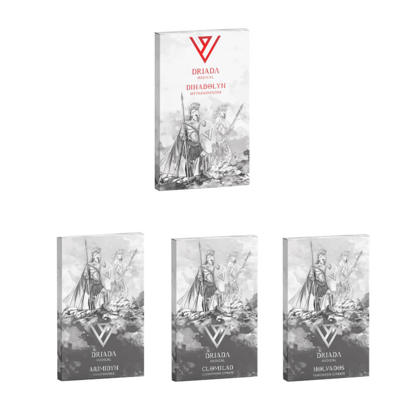 Masseforøgelsespakke (oral) Dianabol + Beskyttelse + PCT (4 uger) Driada Medical