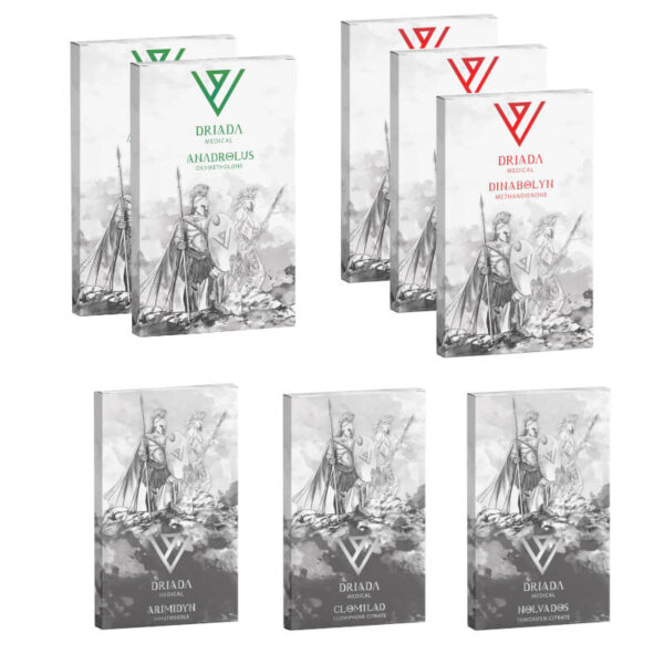 Ultimativ masseforøgelsespakke Dianabol + Anadrol orale steroider (8 uger) Driada Medical