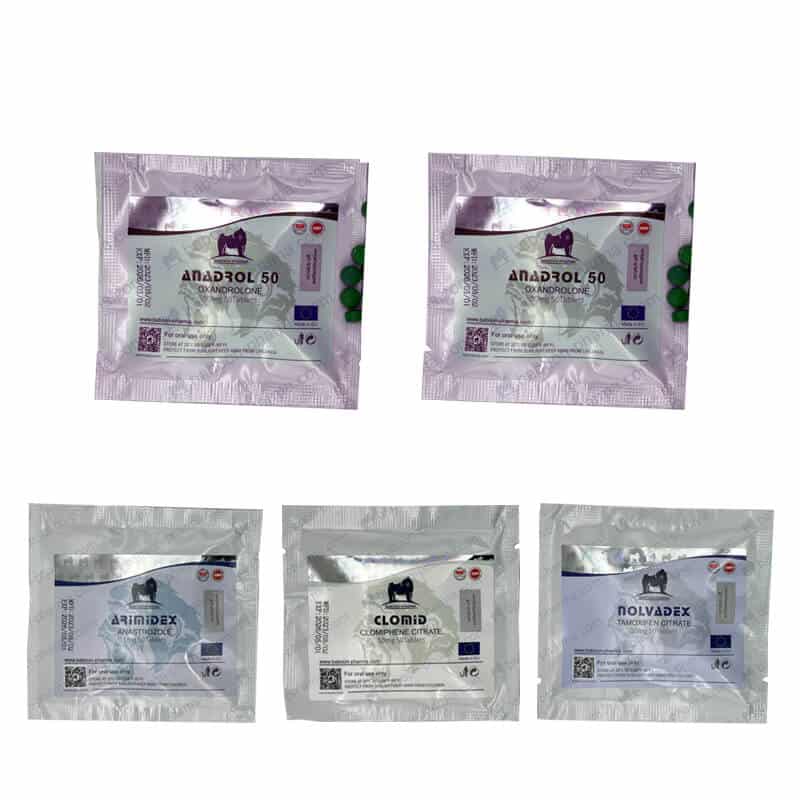 Masseforøgelsespakke: Anadrol Oxymetholone Oral Steroid (4 uger) - Baboon Pharma
