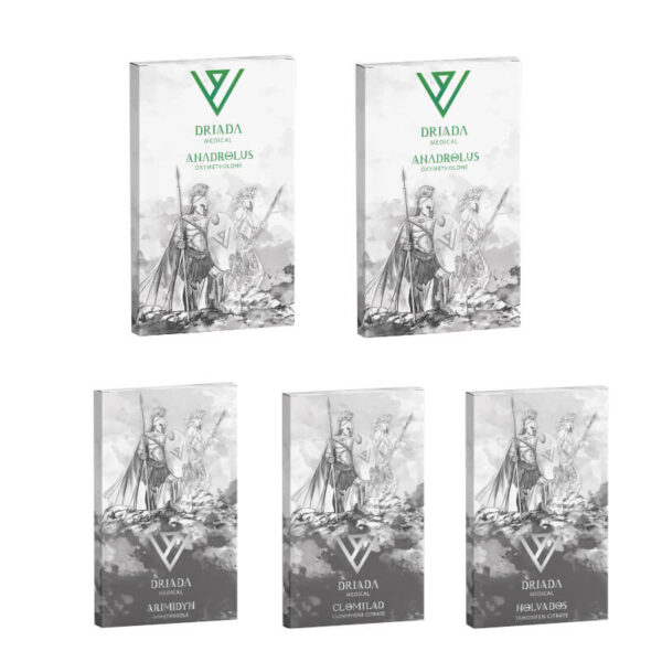 Masseforøgelsespakke: Anadrol Oxymetholone Oral Steroid (4 uger) Driada Medical