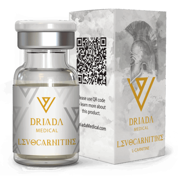 Levocarnitin 500 mg/ml (L-carnitin) 10 ml Driada Medical