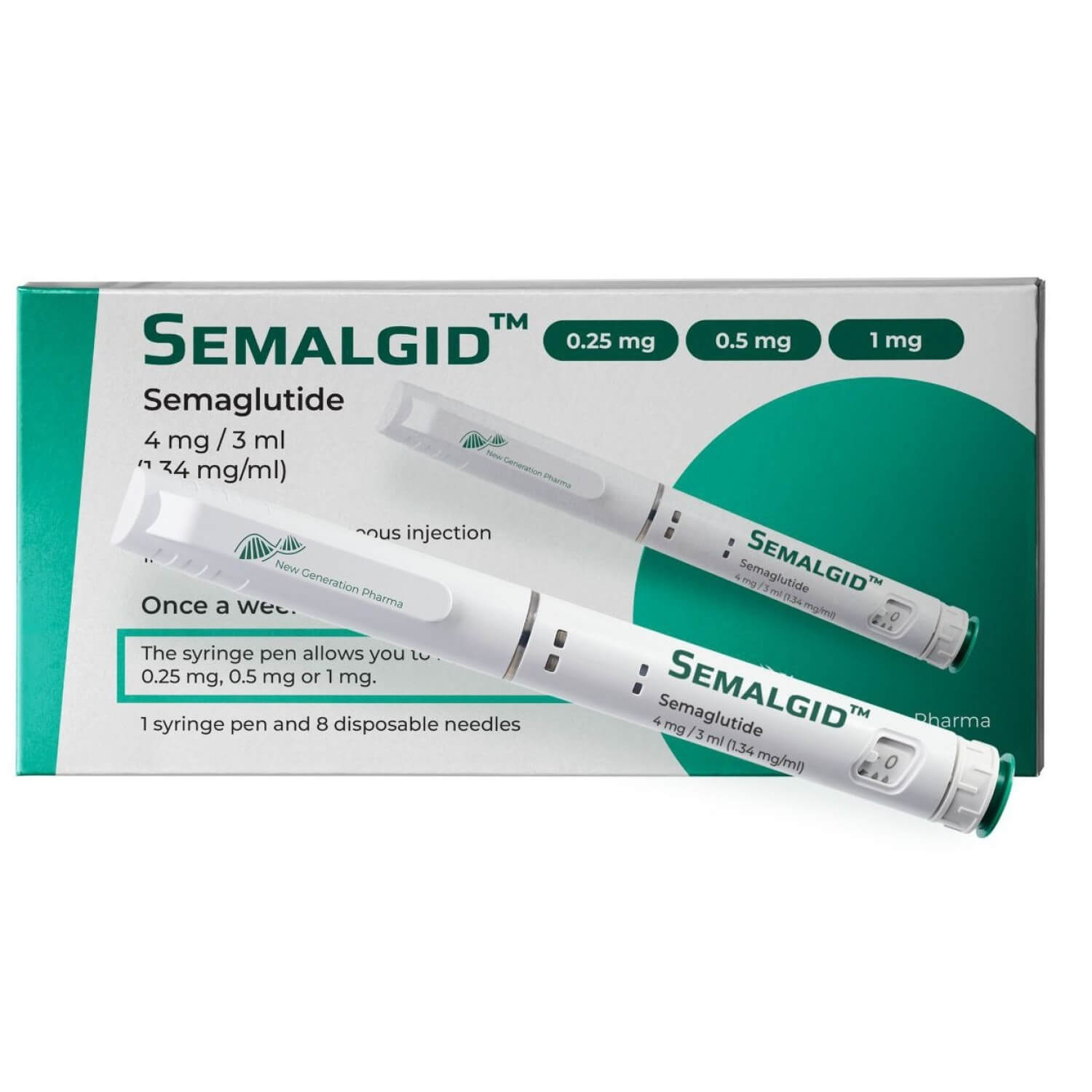Semalgid 4 mg (Semaglutid) Driada Medical