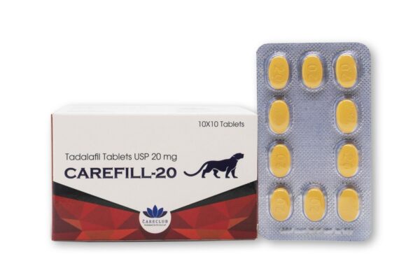 Carefill 20 mg Tadalafil 100 tabletter Apotek EU
