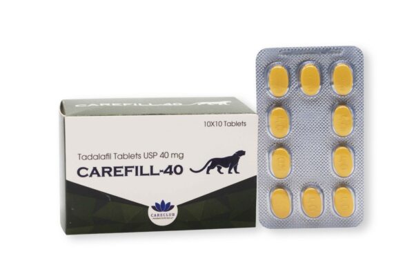 Carefill 40 mg Tadalafil 100 tabletter Apotek EU