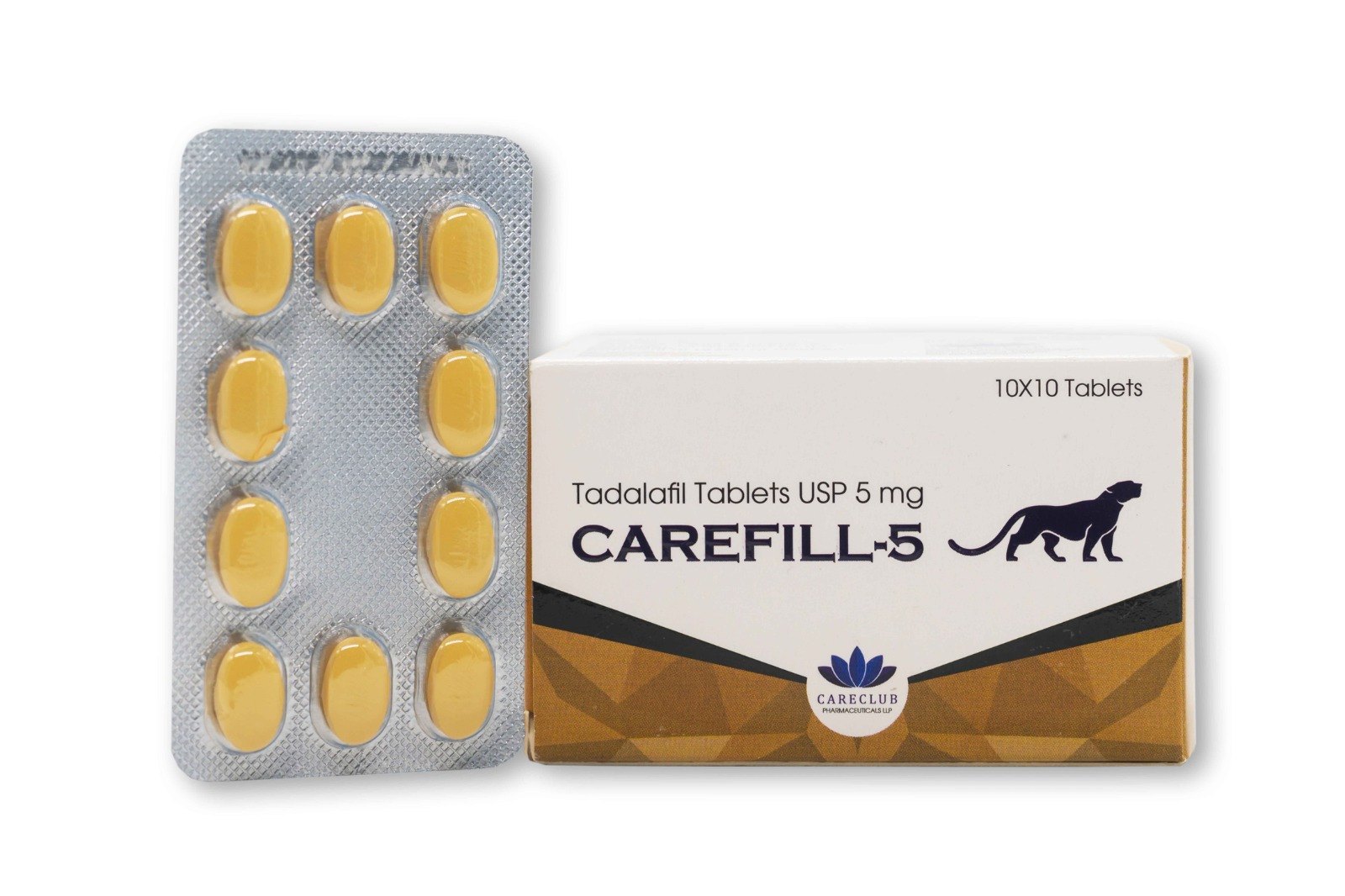 Carefill 5mg Tadalafil 100 tabletter Apotek EU