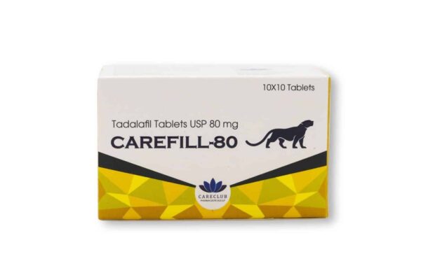 Carefill 80 mg Tadalafil 100 tabletter Apotek EU