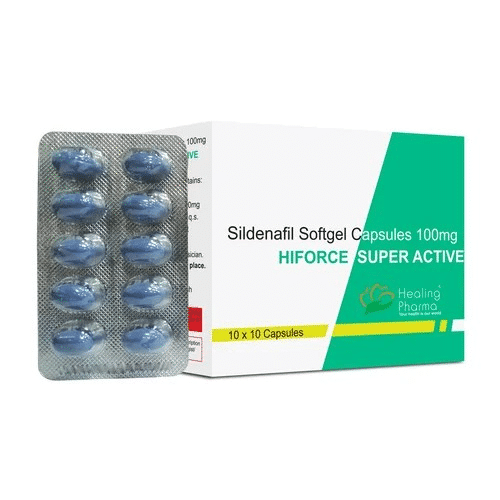 Careforce Super Active Sildenafil Softgel Kapsler 100 tabletter Apotek EU