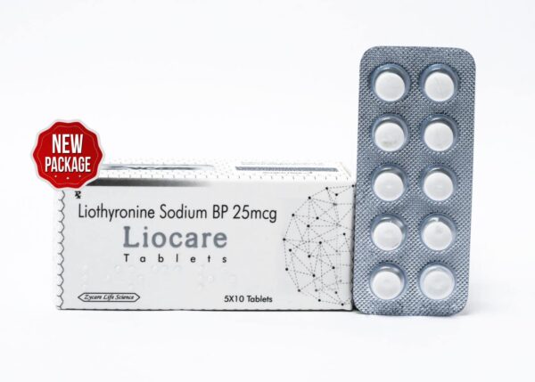 LIOCARE Liothyronin-natriumtabletter BP 25 mg 5×10 1