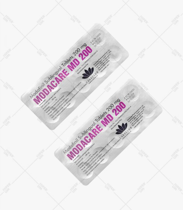 Modacare MD 200 mg Modafinil tablet USP 100 tabletter Apotek EU