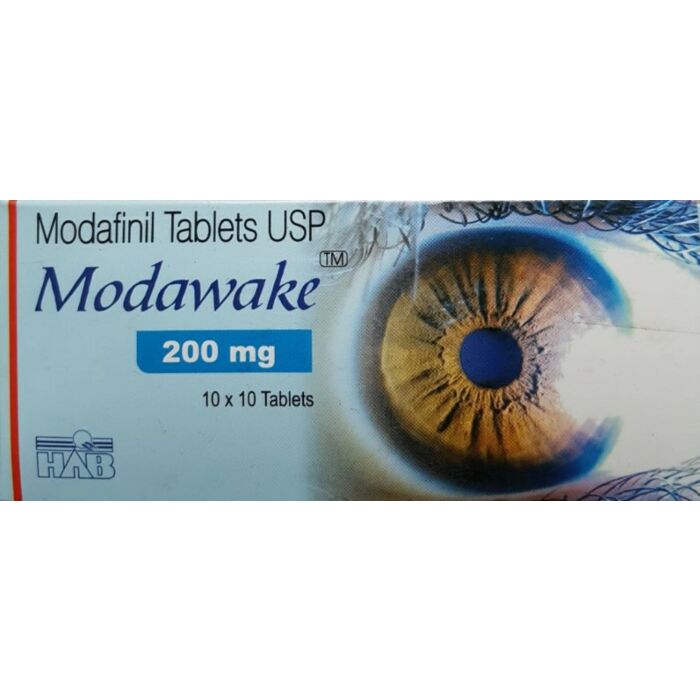 Modawake 200 mg Modafinil tabletter USP 100 tabletter Apotek EU