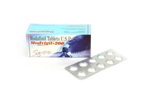 Modvigil 200 mg Modafinil tabletter USP 100 tabletter Apotek EU