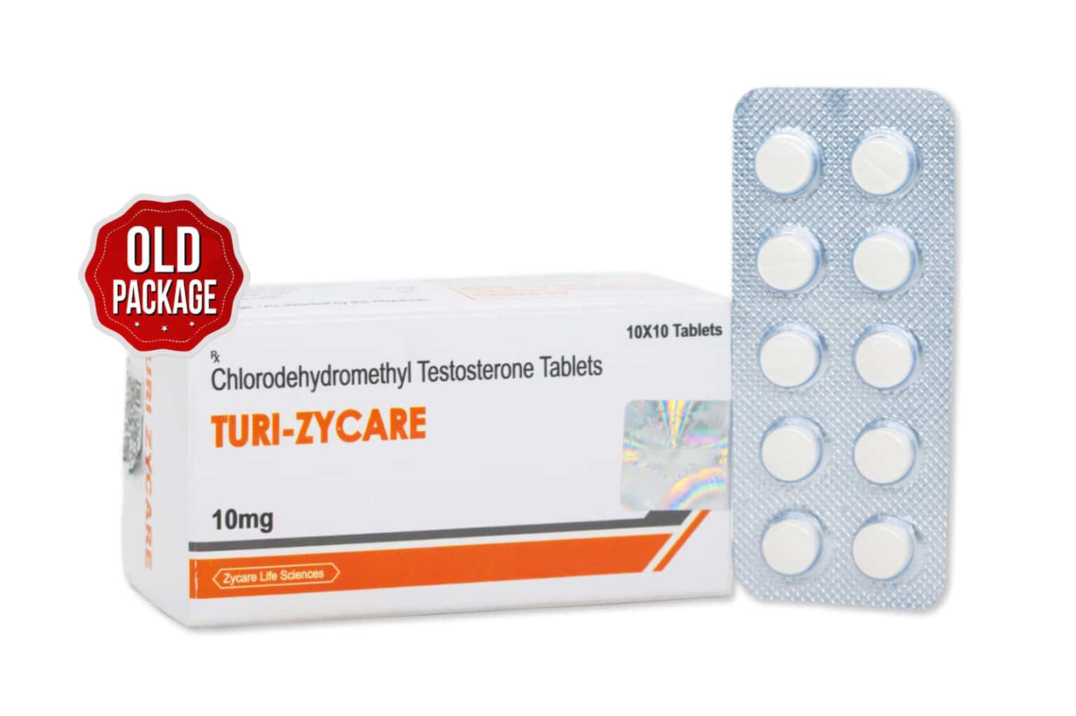 TURI ZYCARE 4 Chlorodehydromethyl Testosteron 10 mg 10×10 1