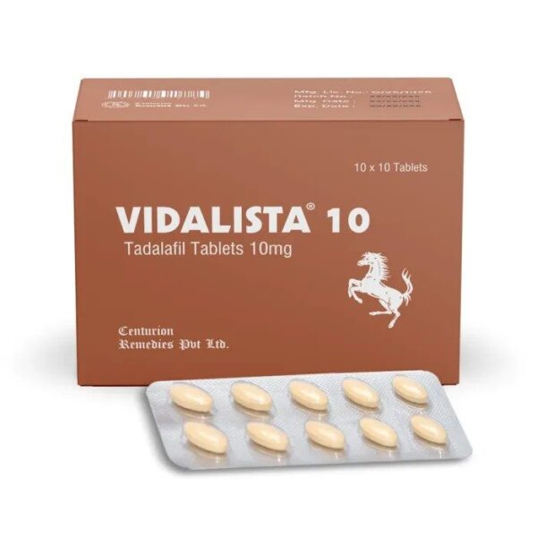 Vidalista 10 mg Tadalafil tabletter 100 tabletter Apotek EU