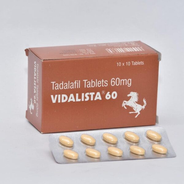 Vidalista 60 mg Tadalafil tabletter 100 tabletter Apotek EU