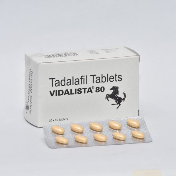 Vidalista 80 mg Tadalafil tabletter 100 tabletter Apotek EU