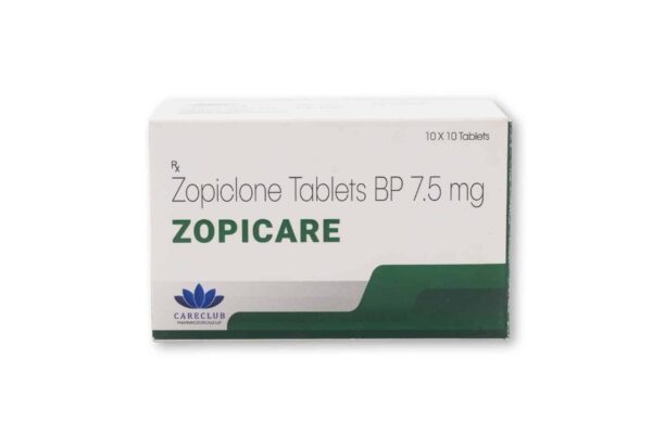 Zopicare 7,5 mg Zopiclon 100 tabletter Apotek EU
