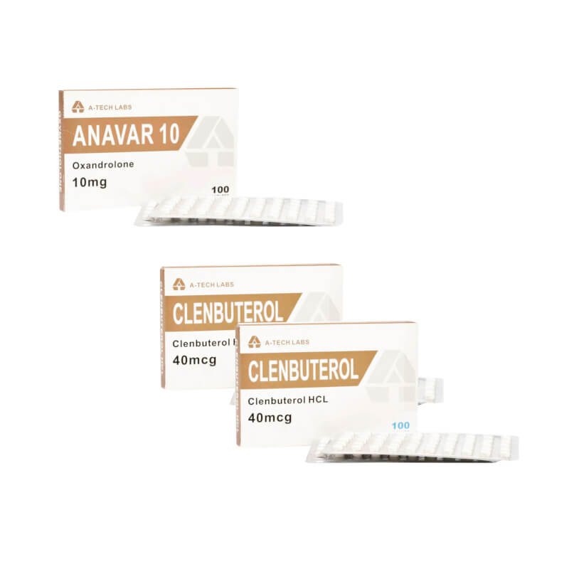 Avanceret vægttabspakke til kvinder Anavar Clenbuterol 8 uger A Tech