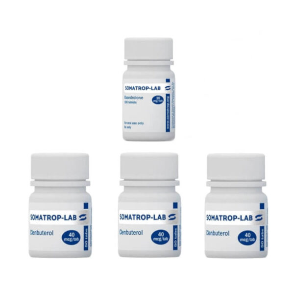 Avanceret vægttabspakke til kvinder: Anavar lenbuterol, 8 uger, Somatrop Lab