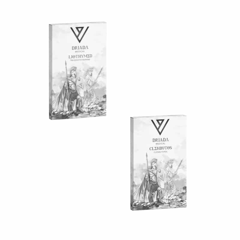 Driada vægttabspakke til kvinder: CLENBUTEROL + T3 (8 uger)