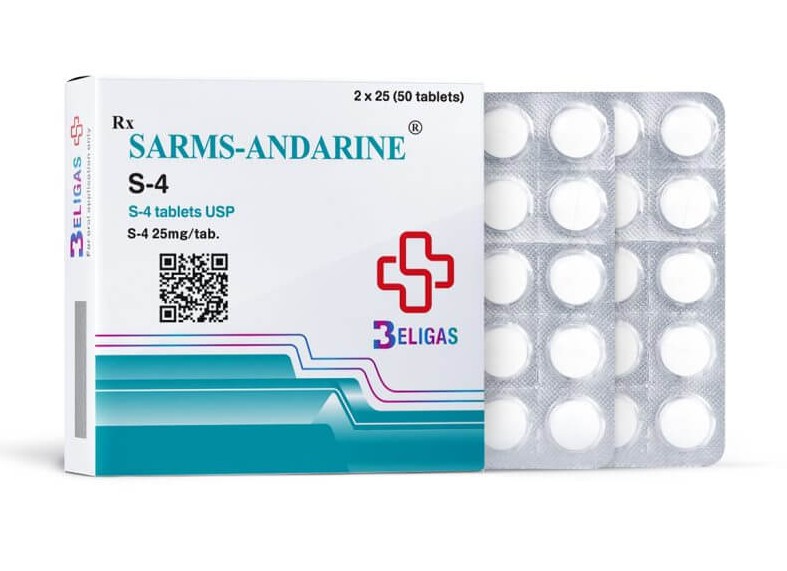 Sarms Andarine 25 mg 50 tabletter Belgien