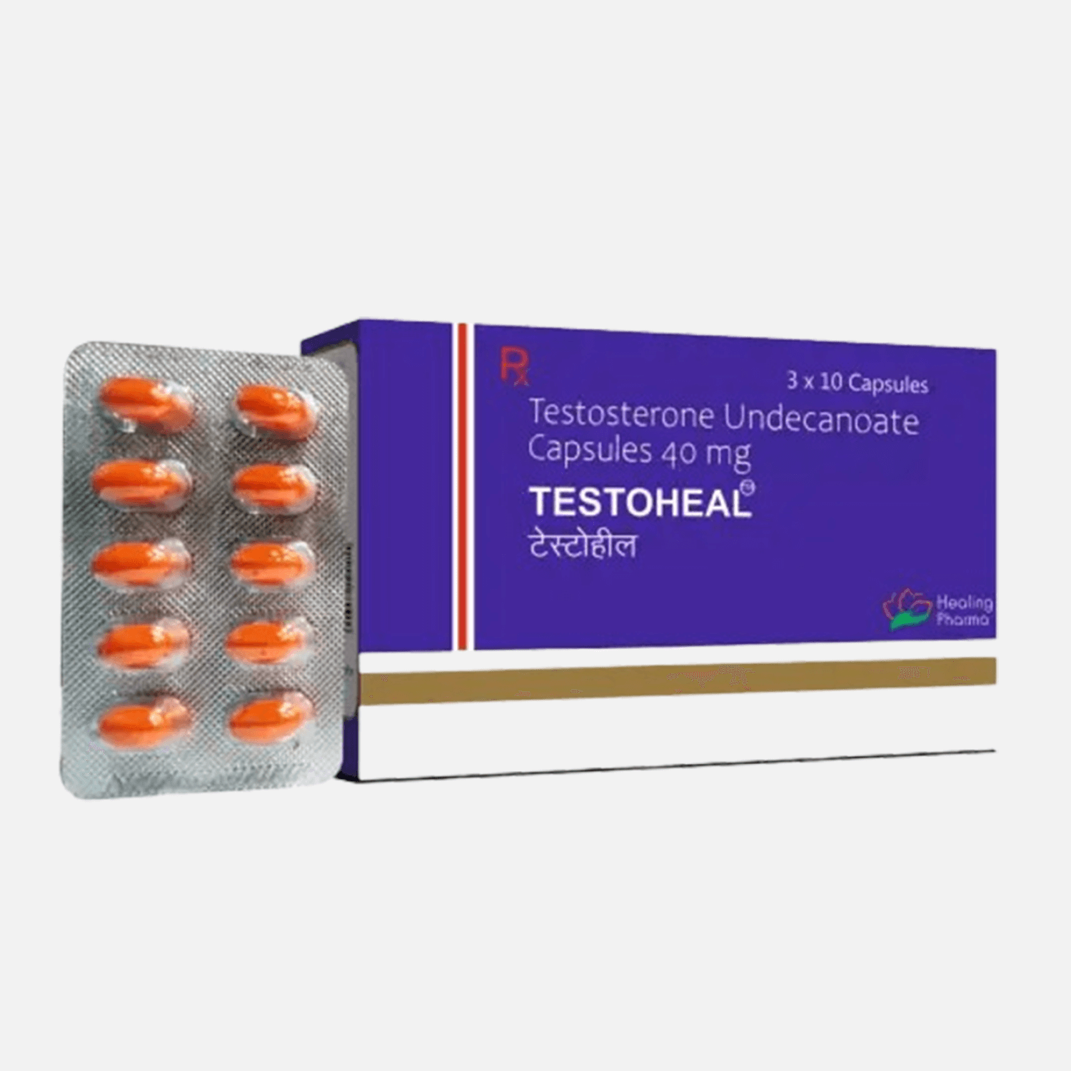 Testoheal 40 mg (Testosteron Undecanoat Kapsler) Driada Medical