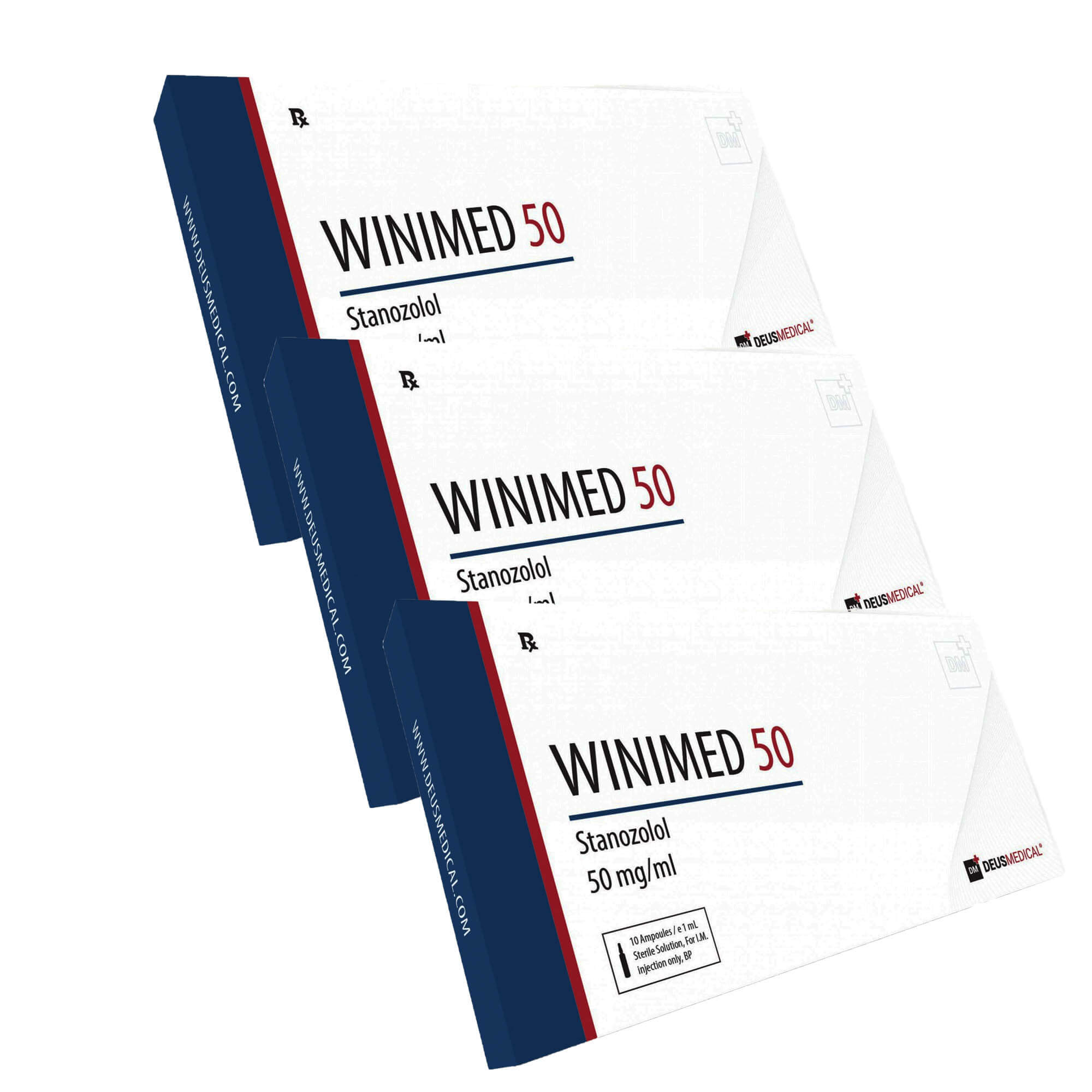 8-delt pakke og vægttabsinjektion Deus Medical Winstrol