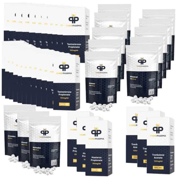 EKSTREM LEAN MASS GAIN PAKKE Test P Tren A Mast P Anavar Winstrol Oral 16 ugers BONUS