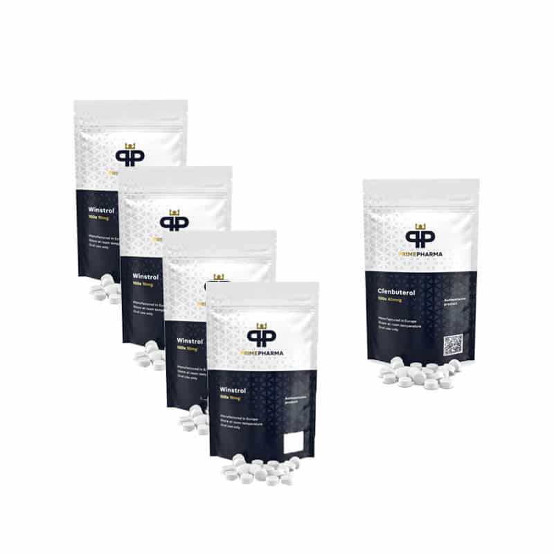 Makuleringspakke 10 uger Clenbuterol Winstrol Prime Pharma