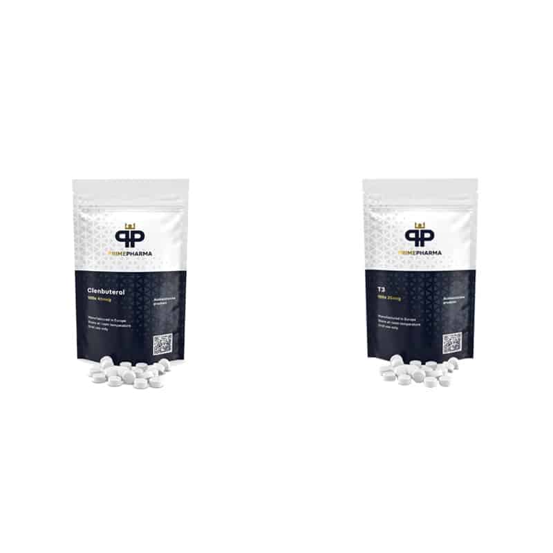 Shredding-pakke 8 uger Clenbuterol Cytomel Prime pharma