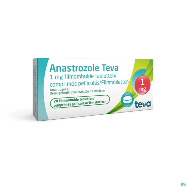 ANASTRAZOL 1 MG TEVA 28 TABLETTER