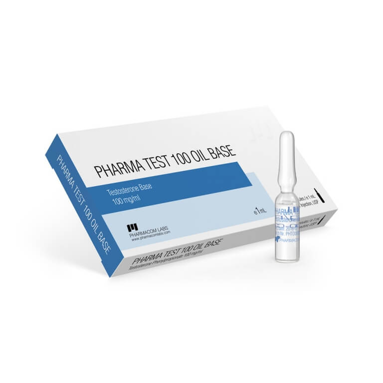 Pharmatest 100 oliebaseampuller (10 x 1 ml x 100 mg) PHARMACOM
