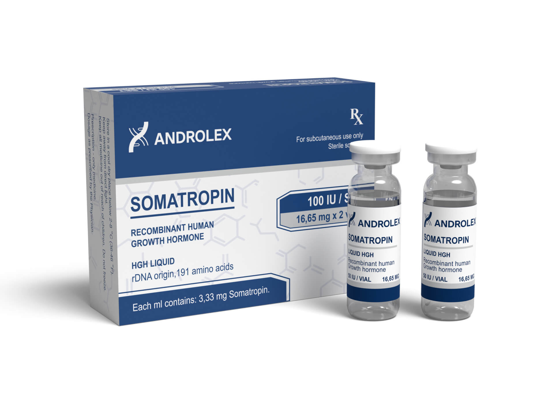 Androlex hgh væske 100IU