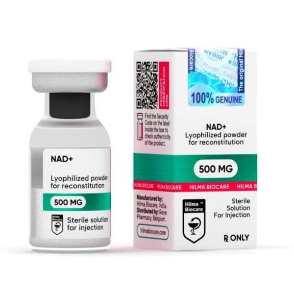 NAD+ 500mg 10ml hætteglas - HILMA