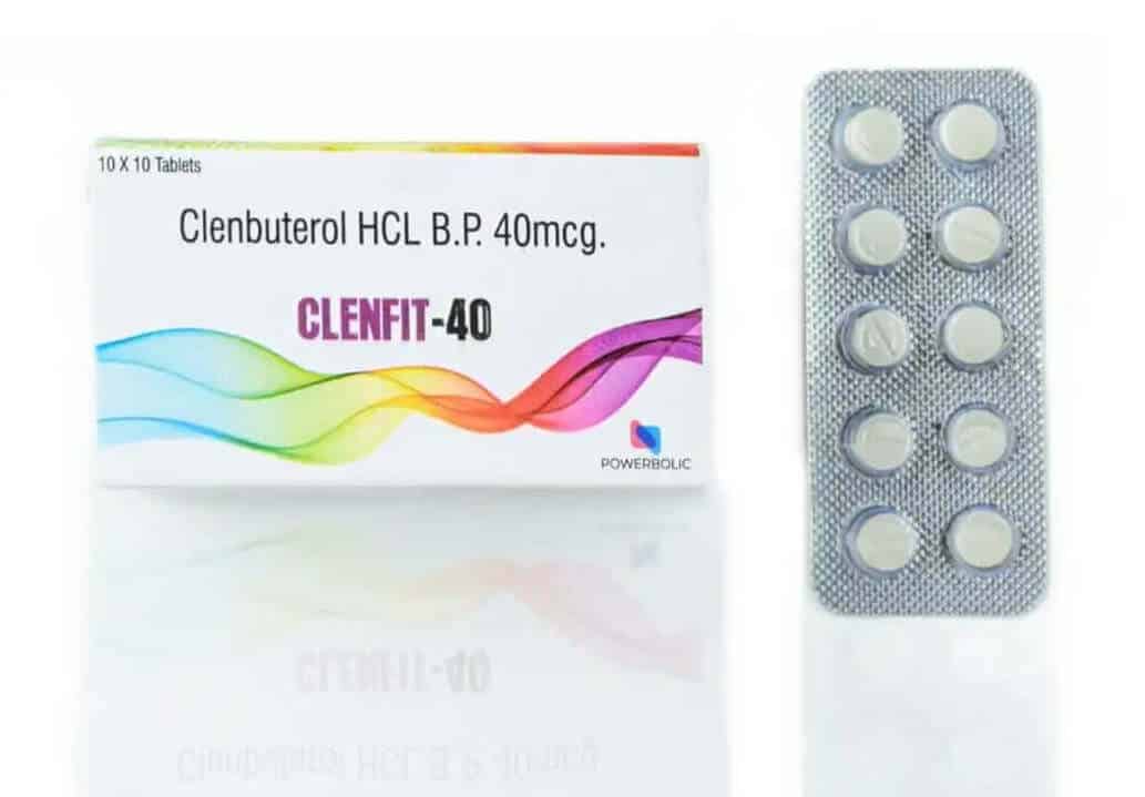 CLENFIT 40 MG - Clenbuterol HCl 40mcg 100 tabletter - POWERBOLIC