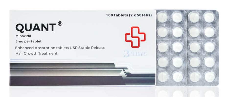 Quant Minoxidil 5mg 100 tabletter - Beligas (international)