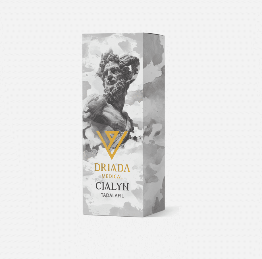 Cialyn - Tadalafil 20 mg - 4 kapsler - Driada Medical